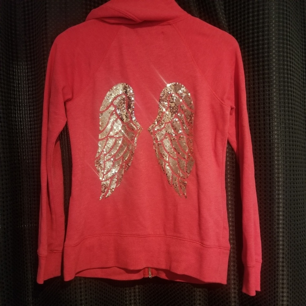 Womens Victoria Secret Zip Up Hoodie